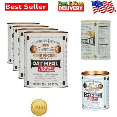 Wholesome Irish Oatmeal - 4 Pack of Traditional Steel Cut Oats, Gluten-Free