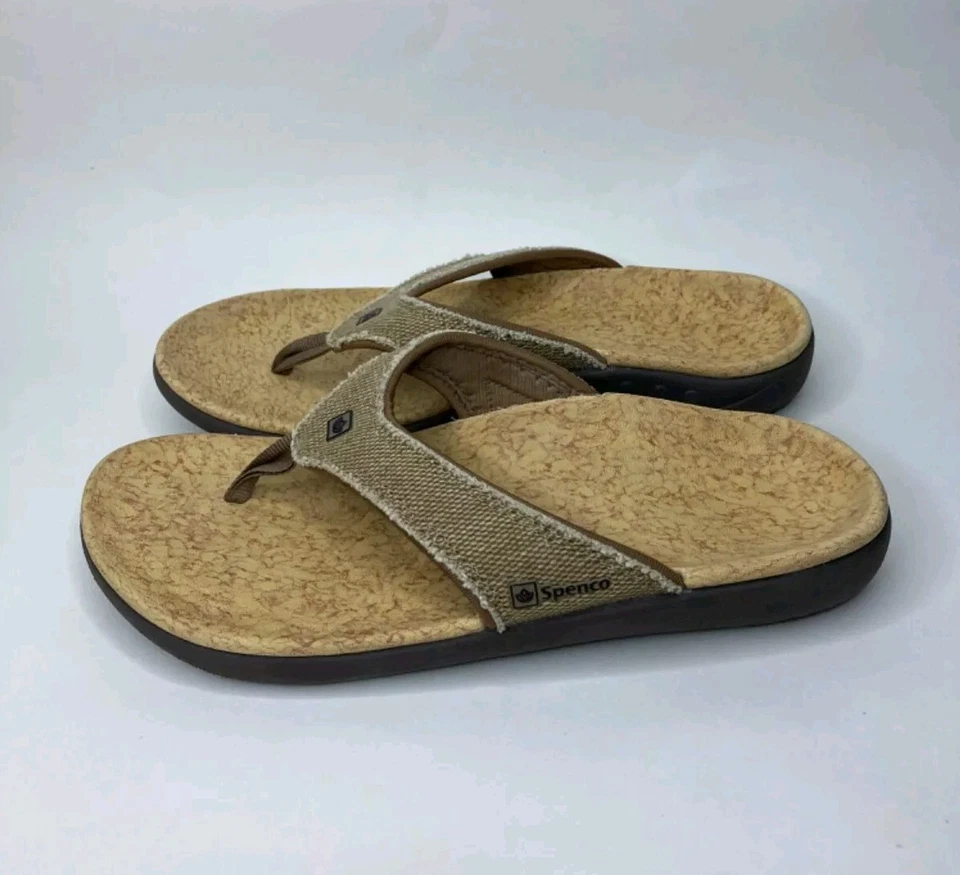 Sandalias de Tanga Spenco Para Mujer US 8 Beige/Crema  Foto 4 de 4