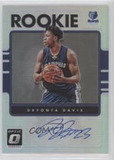 2016-17 Donruss Optic Rookie Signatures Holo Silver Prizm Deyonta Davis Auto 6k8