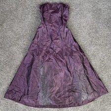 Y2k Vintage Jessica McClintock Gunne Sax 2000 Millennium Purple Metallic Gown 9
