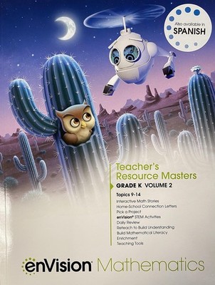 enVision Mathematics, Teacher's Resource Masters, Grade K Volume 2, c. 2020,...