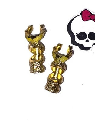 Monster High Clawdeen Wolf 13 Wünsche Armband Manschetten X2 Gold Puppenzubehör