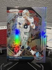 2018 Panini Prizm Football Troy Aikman Hall Of Fame Silver Prizm