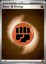 Pokemon | MEE | Basic Fighting Energy | 6 | Common Reverse Holofoil