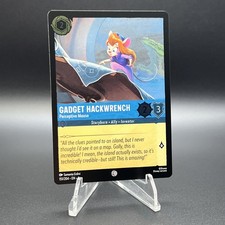 Gadget Hackwrench Perceptive Mouse Disney Lorcana Azurite Sea Cold Foil EN6 151
