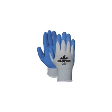 MCR Safety 96731MDZ Memphis Flex Nylon Knit Gloves - Medium Blue/Gray (1-DZ) New