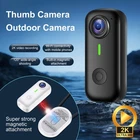 2K Mini Wearable Body Cam 120° Magnetic Mount Portable WIFI Action Thumb Camera