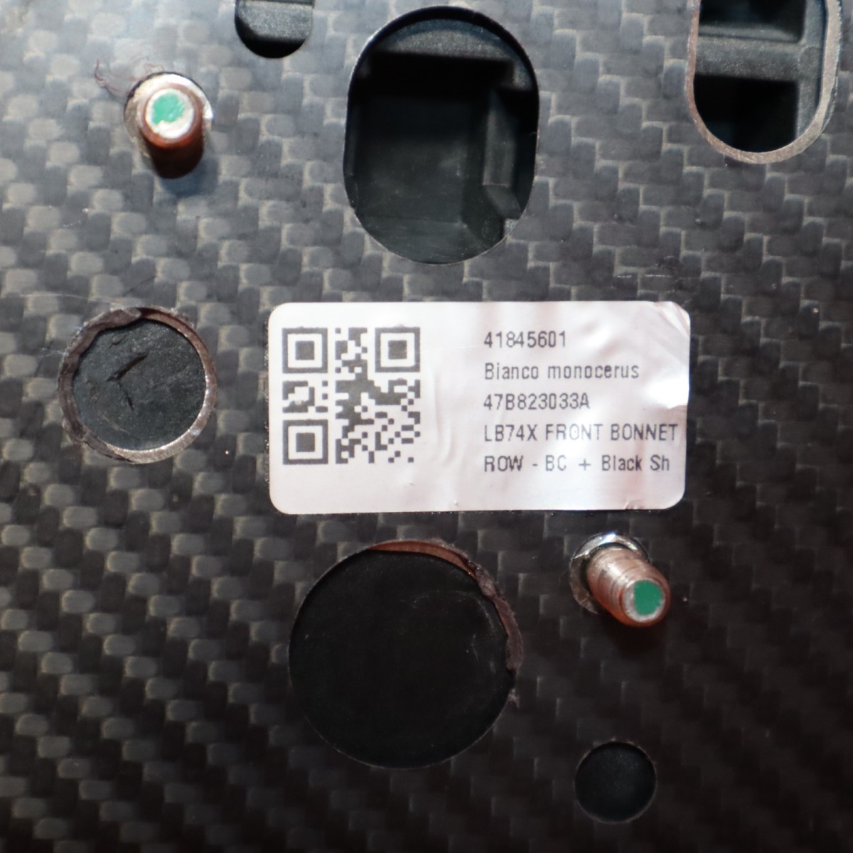 Lamborghini Revuelto SV 2024-2026 Engine lid P/N 47B823025D