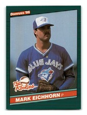 Mark Eichhorn 1986 Donruss The Rookies #13 Toronto Blue Jays Mint
