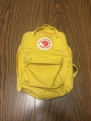fjallraven kanken mini yellow backpack Fjällräven - Durable Vinylon Fabric, Water-Resistant, Classic Design - School, Travel, Warm Kanken Mini is a smaller variety that fits children as well as adults who want a very small backpack Amazon.com | Fjällräven Re-Kanken Backpack
