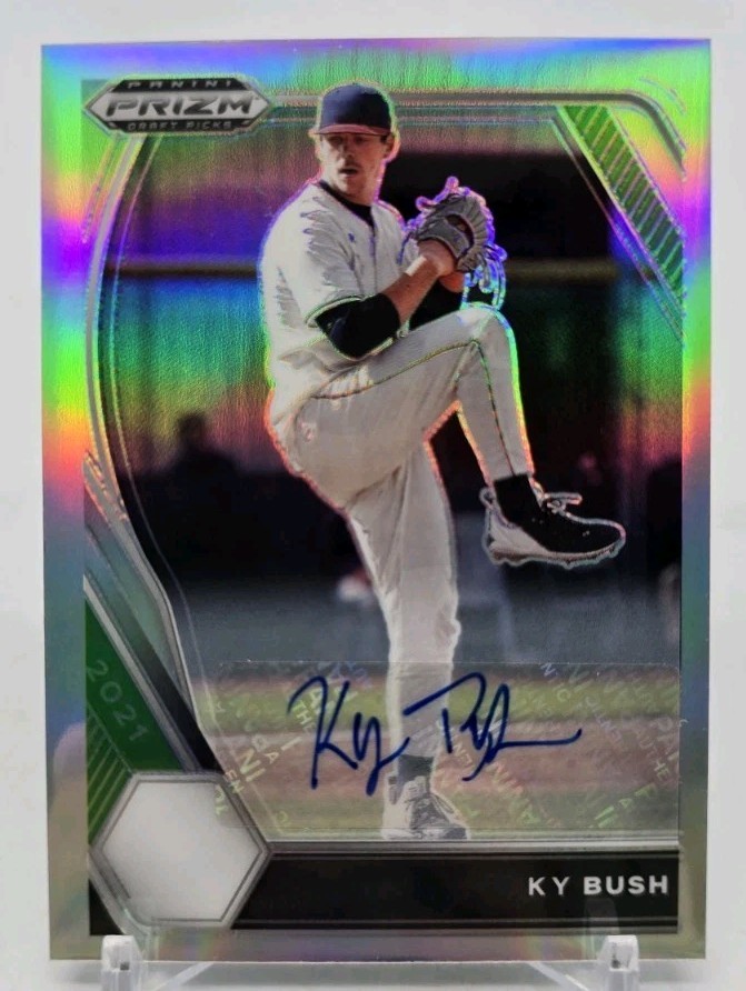 2021 Panini Prizm Draft Picks KY BUSH Silver Prizm Autograph Auto St Marys PDP45