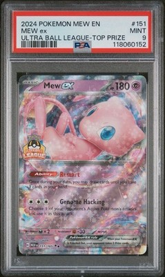 Pokemon Mew EX 151 Ultra Ball League Malaysia Stamped Asia