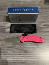 Benchmade 551 Pink Griptillian, Mini Deep Carry Clip, Full Size Griptilian - NEW