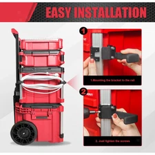 Tool Box Extension Cable Storage Brackets Kit Accessories Space Saving