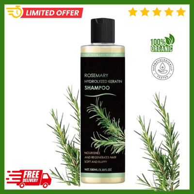 Tgideas Organic Rosemary Hair Growth Shampoo for Women and Men-Natural Thicke...