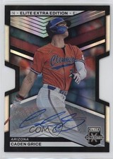 2023 Panini Elite Extra Edition Signatures Die-Cut 257/399 Caden Grice Auto 07hq