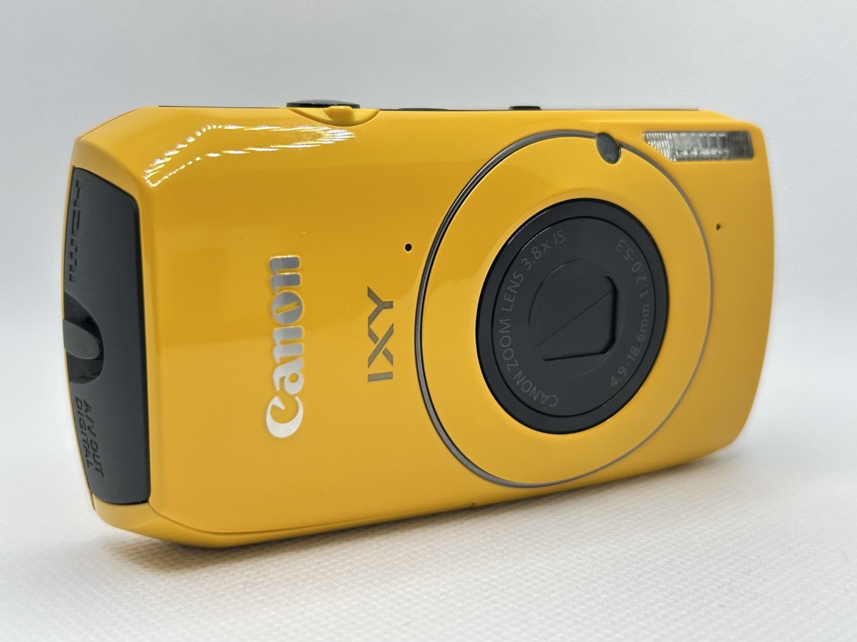 Near Mint in Box] Canon IXY 30S PowerShot 10.0MP Yellow Digital