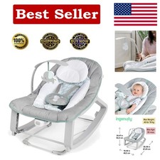 Keep Cozy 3-in-1 Vibrating Baby Bouncer, Rocker  Seat - 0-30 , Up to 40 lbs