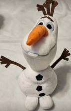 Disney Just Play Frozen 10" Olaf Plush with Glitter Snowflake Details