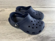Crocs Shoes Kids Size C9 Blue Classic Clog Slip On Lightweight Outdoor Sandal