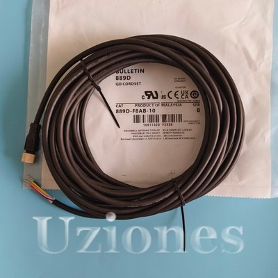 1PCS For Allen-Bradley 889D-F8AB-10 QD Safety Cordset Straight Female 8-Pin 10M