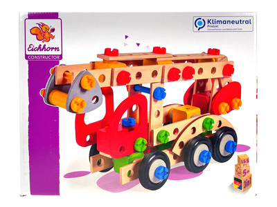 Eichhorn Constructor:  Feuerwehrauto/ Bauset für Kinder