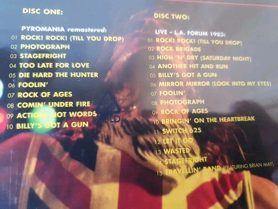 Def Leppard - Pyromania (2 CD ALBUM 2009 (Neu+OVP) Digipak Versiegelt IN FOLIE  - Bild 3 von 4