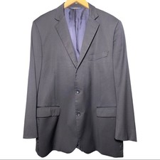 Brooks Brothers Men's 42R Navy Blue 100 Wool Suit Blazer Sports Coat Jacket