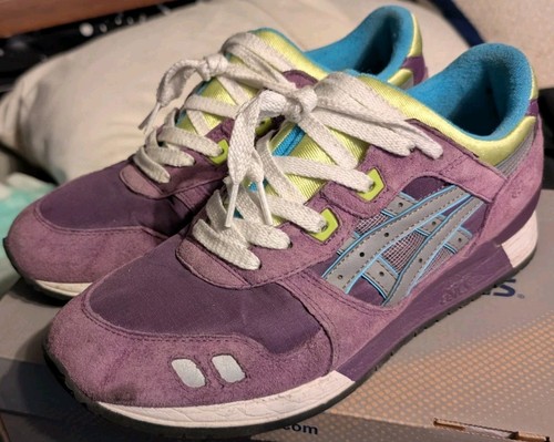 🔥ASICS TIGERS GEL-Lyte III Prpl/Gry/Lime Athletic Men 9 | Women 10.5 OG Box✔