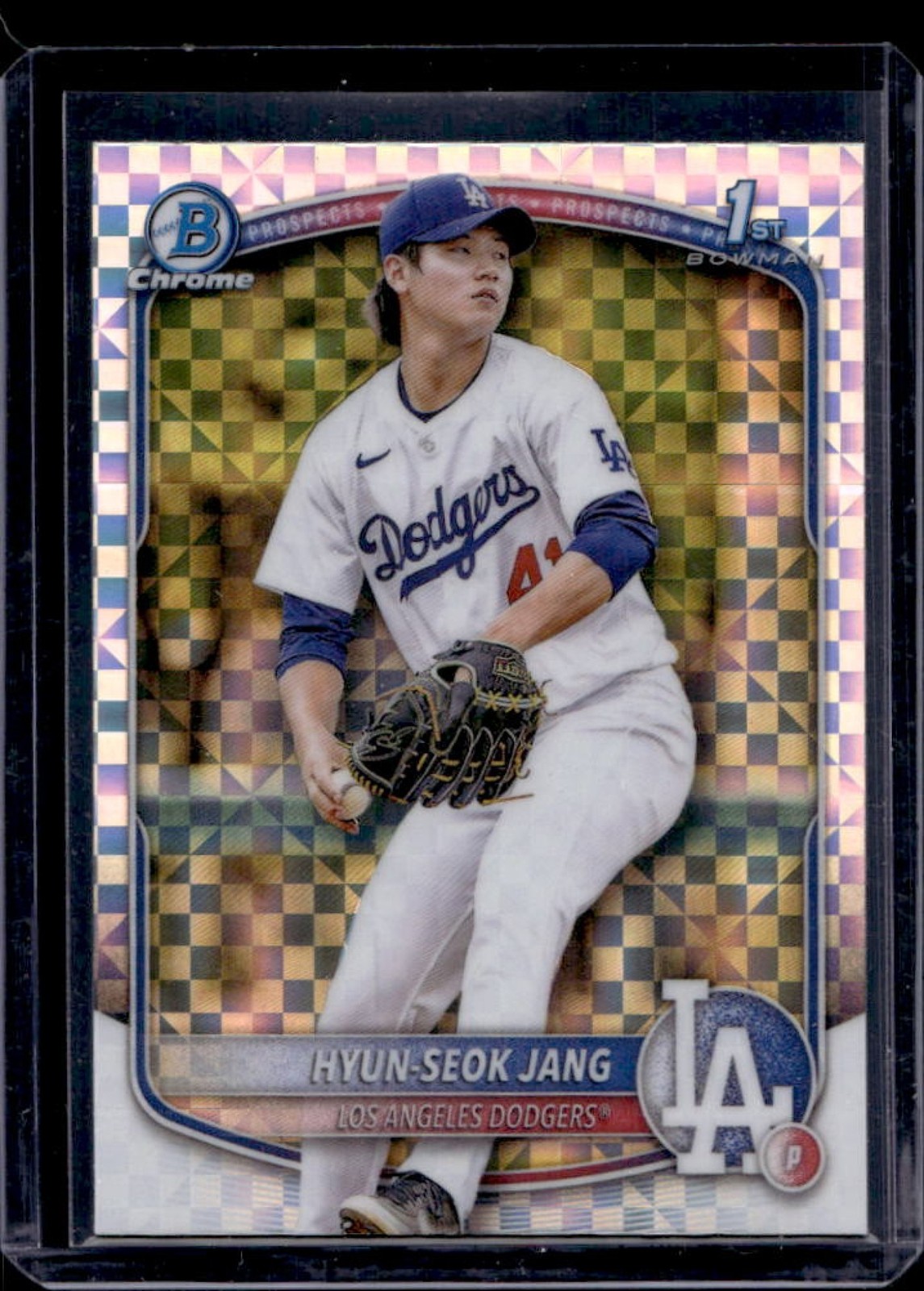 2025 Bowman Hyun-Seok Jang Chrome X-Fractor 1st #BCP-51 Dodgers