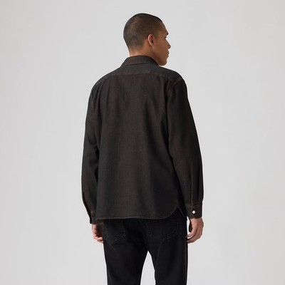 Levi's Men's Worker Standard Fit Long Sleeve Button-Down Shirt - Tobacco Brown