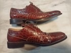 Johnson And Murphy Genuine Alligator Brown Cap-toe Oxford 🐊 Men Dress Shoes 9-M — photo 5