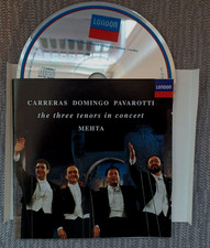Three Tenors in Concert by The Three Tenors (CD, 1990) CD & Booklet Only!