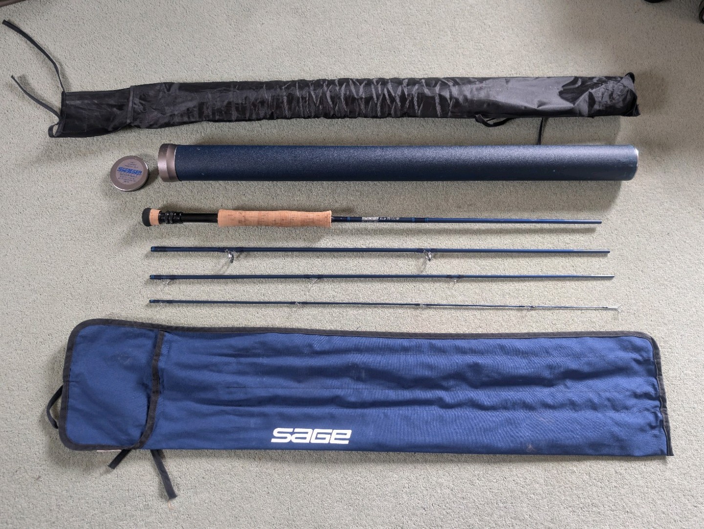 Sage Xi3 790-4 Fly Rod - 9'0" #7 Line 4pc Saltwater Fly Rod with Tube & Sleeve