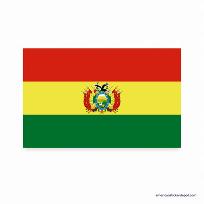 Bolivia Flag Sticker Decal Car Bumper Truck Motorcycle Vinyl 5x3 USA Made