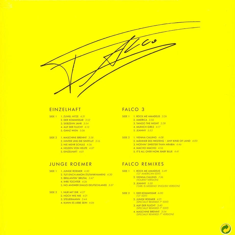 Falco - Falco The Box (Vinyl 4LP - 2022 - EU - Original) - Bild 2 von 2