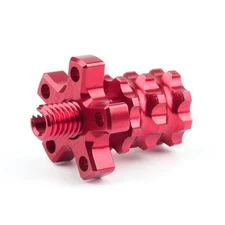 NEW MOTORCYCLE CNC CLUTCH CABLE ADJUSTER SCREW 8MM THREAD MOTORBIKE RED