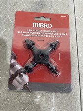 Mibro 311061 Steel Black Oxide Drill Chuck Key for 1/4 3/8 1/2 in. Chucks