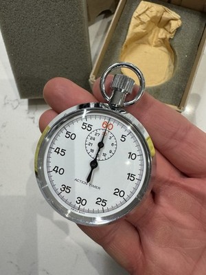 ROYAL MAIL ACTION TIMER 90's POST OFFICE Member 2.P.0 L.D.B 80 POCKET STOP WATCH