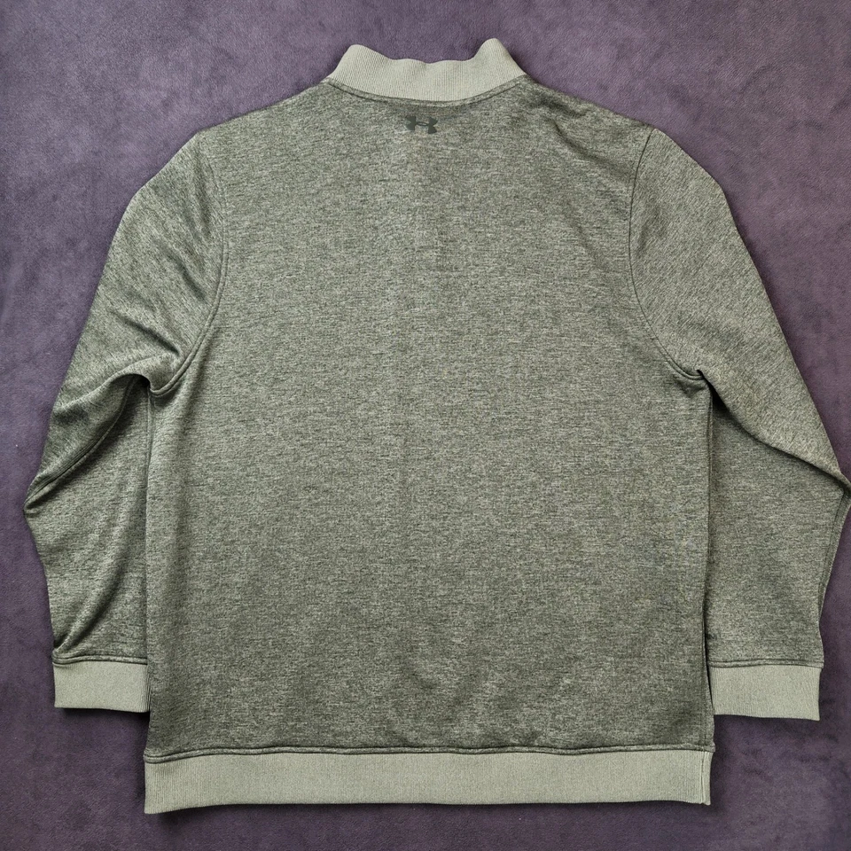 Colorado State Rams Under Armour 1/4 Zip Sweatshirt Mens 3XL Green 125 Years CSU - Image 4 of 4