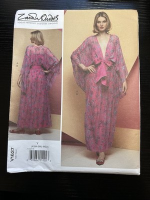 Vogue Patterns Zandra Rhodes V1627 Special Occasion Dress Sewing Pattern Women's