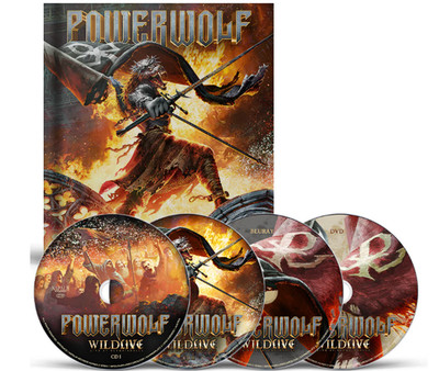 Powerwolf Wildlive Live at Olympiahalle 2 cd + dvd + bluray  