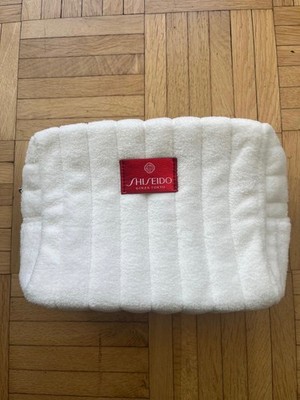 Shiseido Kulturbeutel Neu Tasche Make-Up Fell Weiss