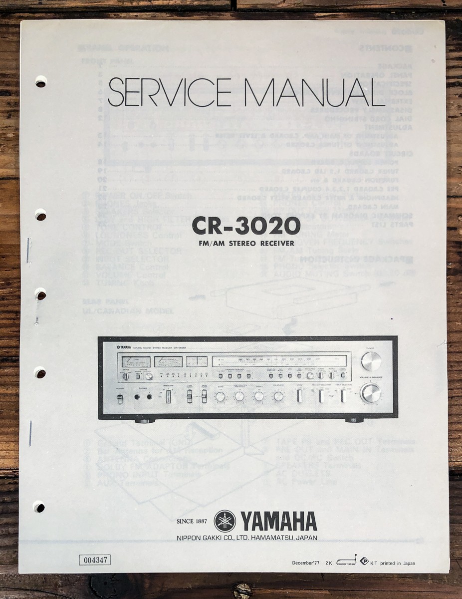 Yamaha CR-3020 vintage audio equipment - eBay listing photo 1