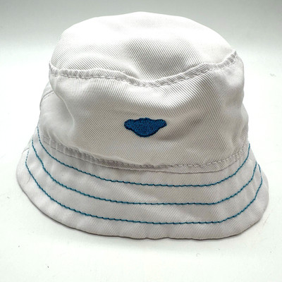 Build A Bear White Teal Bucket Hat Boy Girl Cap Summer Spring Teddy Accessory