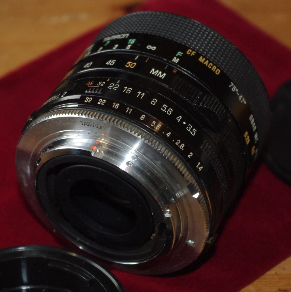 Tamron Adaptall 2 28-50mm f/3.5-4.5 CF Macro BBAR Manual Focus Zoom PK Mount - Image 3 of 4