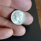 1939 d mercury Dime Silver 10C Circulated US Coin Uncertified vf to au condition