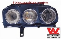 VAN Wezel 0160962 Hauptscheinwerfer Rechts Scheinwerfer Frontscheinwerfer