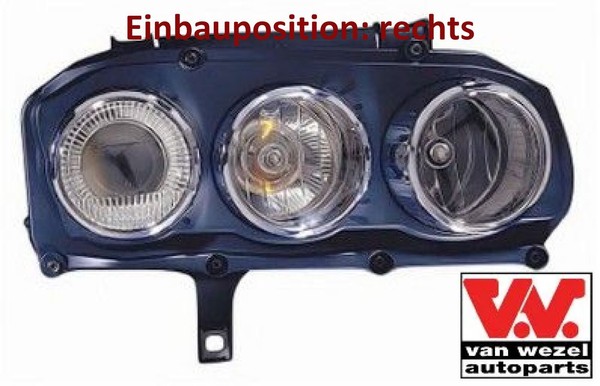 VAN Wezel 0160962 Hauptscheinwerfer Rechts Scheinwerfer Frontscheinwerfer-image