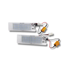 Number Plate Light Set LED For Vauxhall Corsa C 00-06 Rear License Lamp Pair